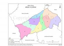 Khotehang municipality map